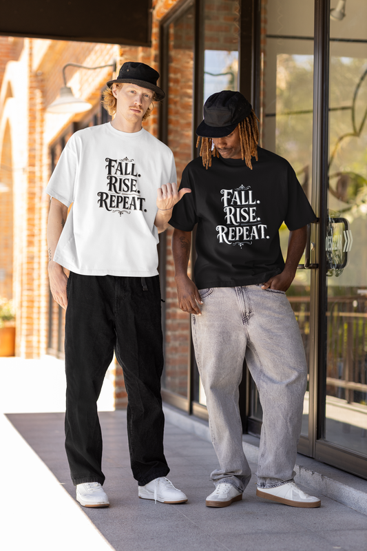 Fall Rise (in Black) Tee