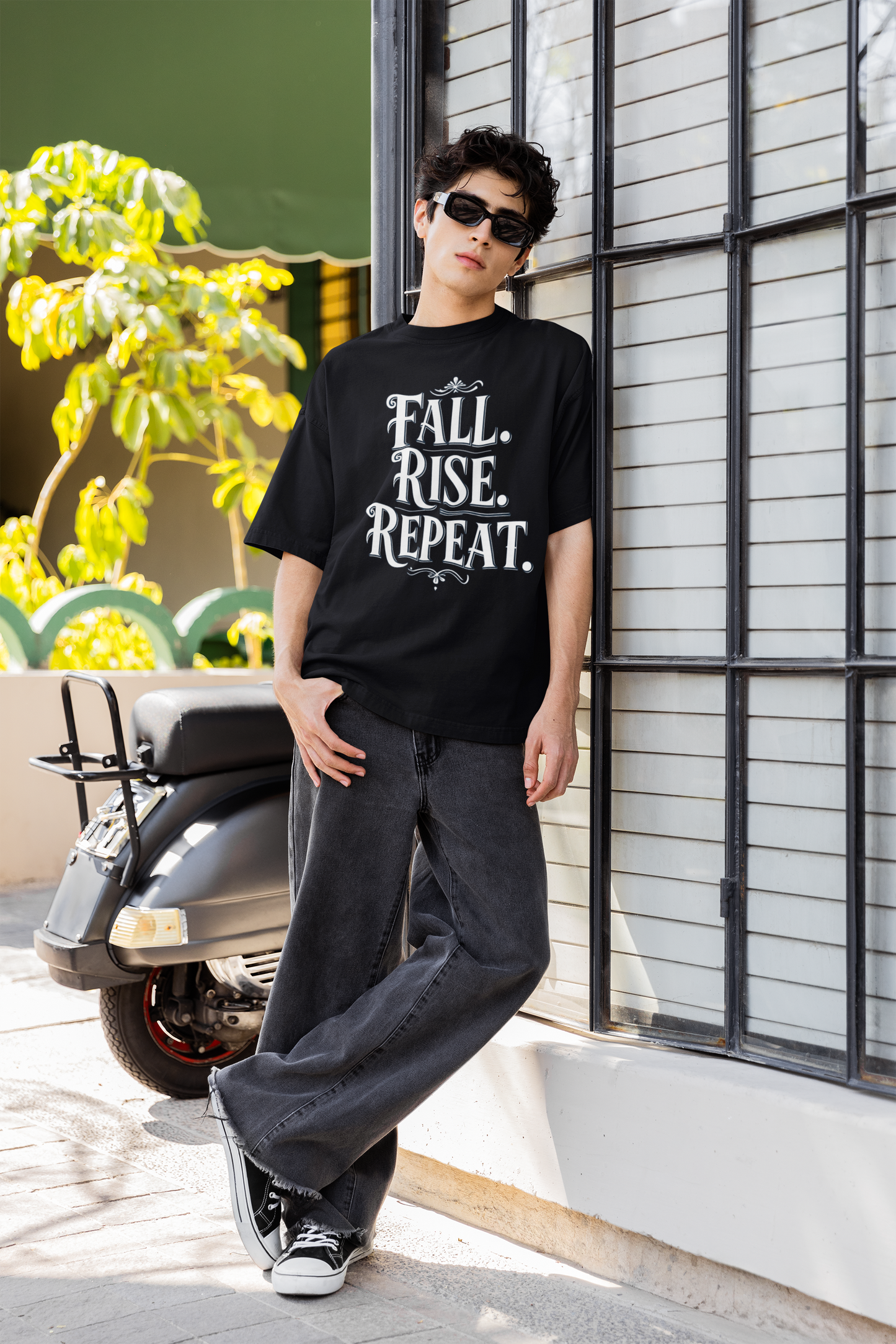 Fall Rise (in White) Tee