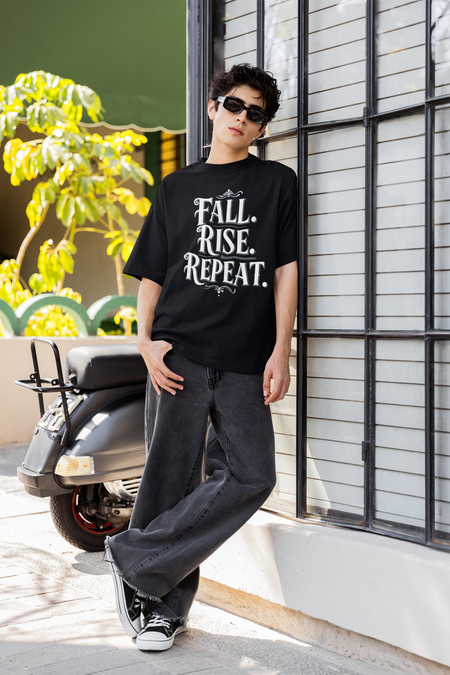 Fall Rise (in White) Tee